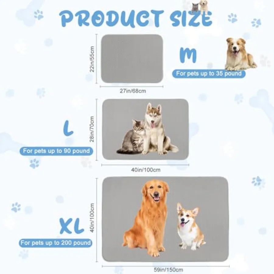 Summer Dog Cooling Mat Ice Silk Pad For Pets Crates