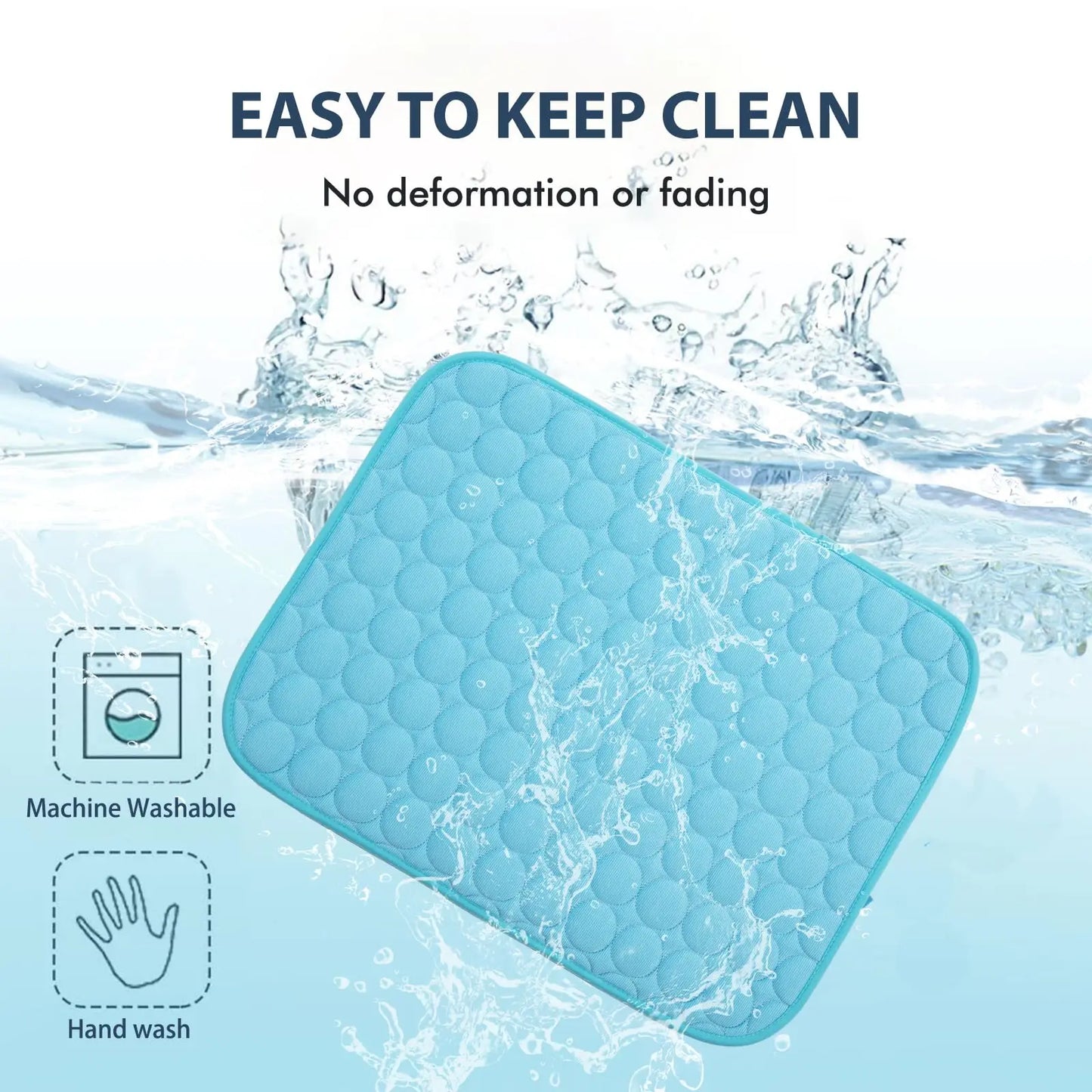 Self Cooling Dog Crate Mat For Bed And Car Comfort