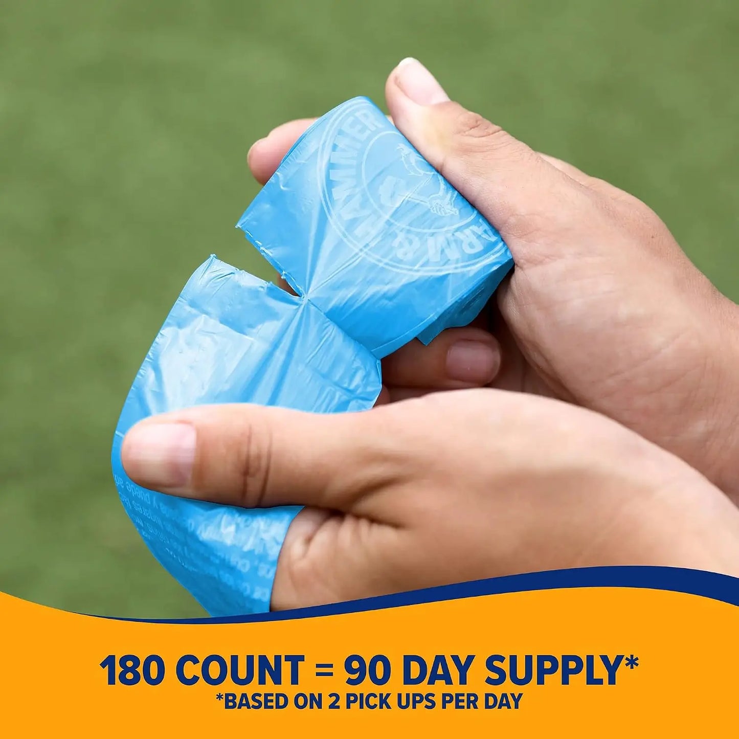 Disposable Dog Waste Bags With Baking Soda Odor Control