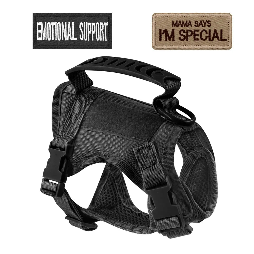 Tactical Cat Harness And Leash Set With Stickers For Cats