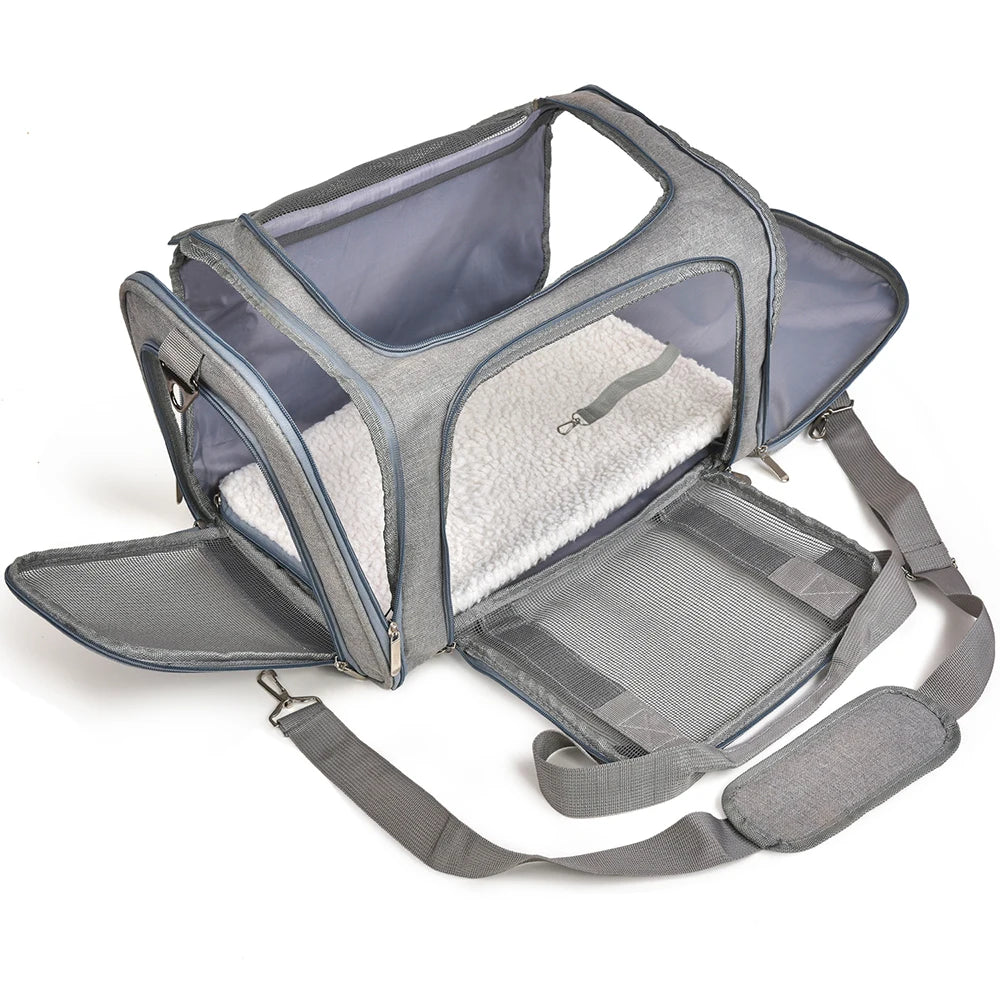 Soft Side Dog Carrier Backpack For Small Pets Airline Approved