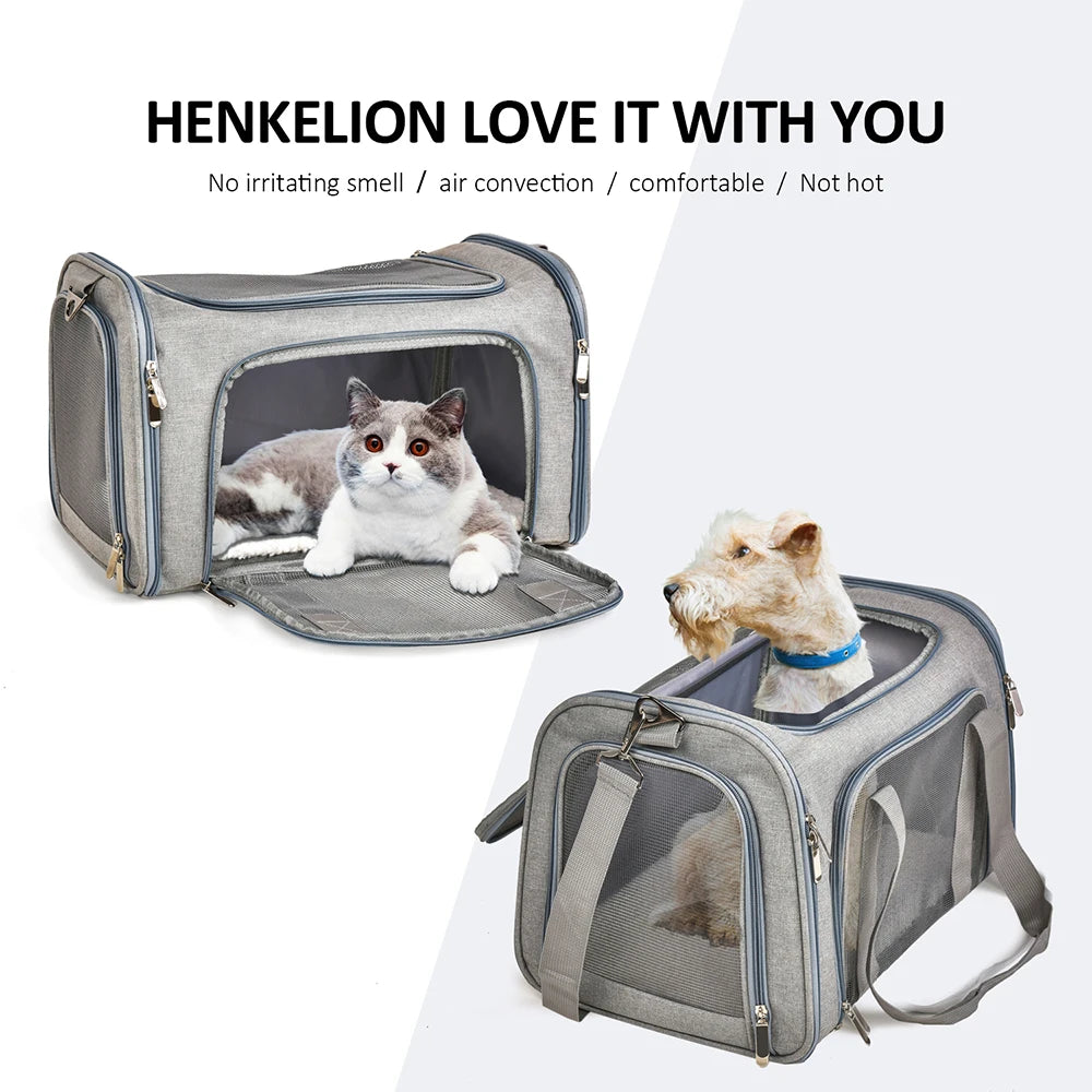 Soft Sided Dog Carrier Backpack For Pets Airline Approved