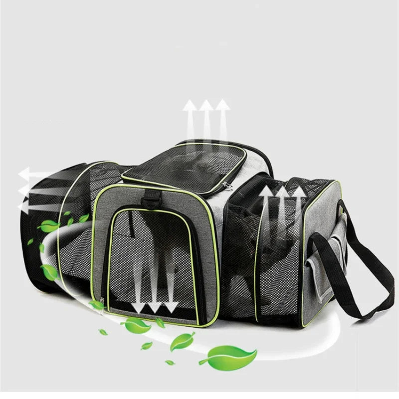 Breathable Pet Bag Chest Carrier For Cats And Dogs