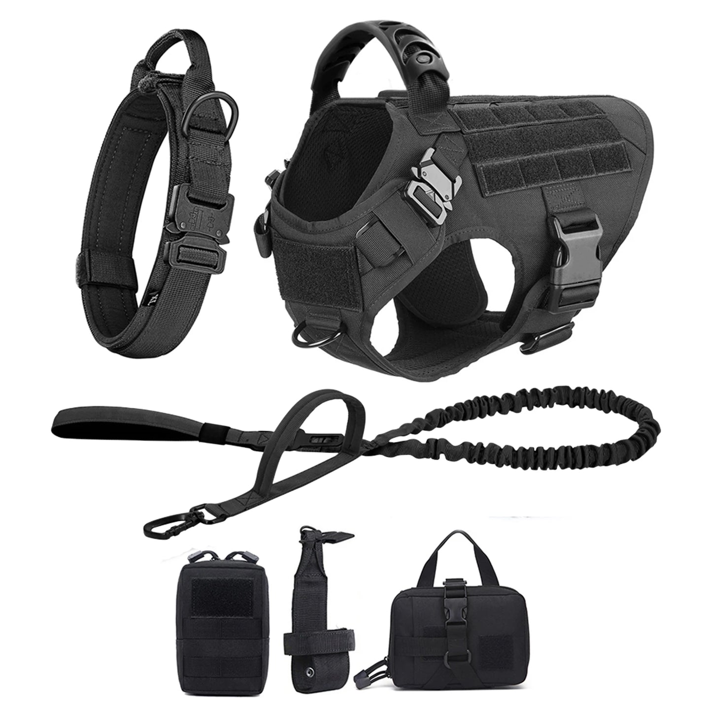 Nylon Dog Harness And Leash Set For Training And Walking