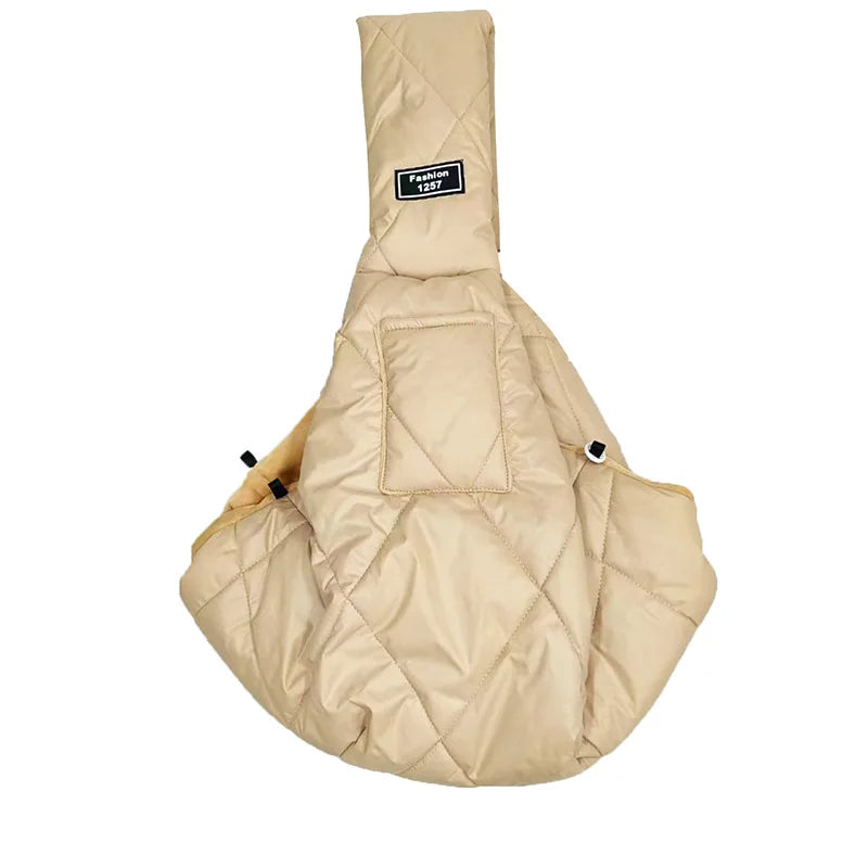 Sling Carrier for Small Pets Hands Free Travel Outdoor