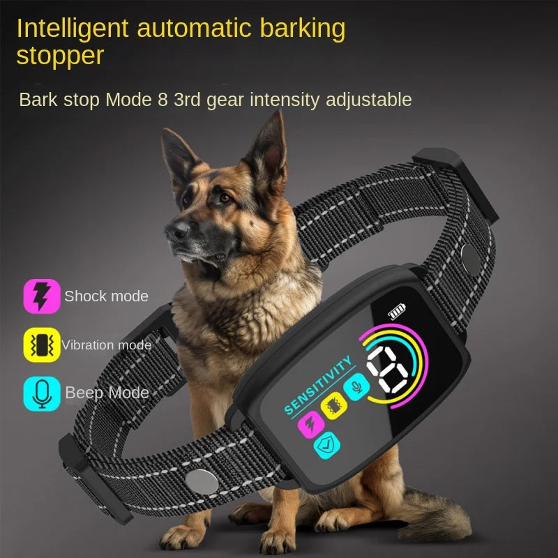 LISM Intelligent Anti Barking Dog Collar For Training Waterproof