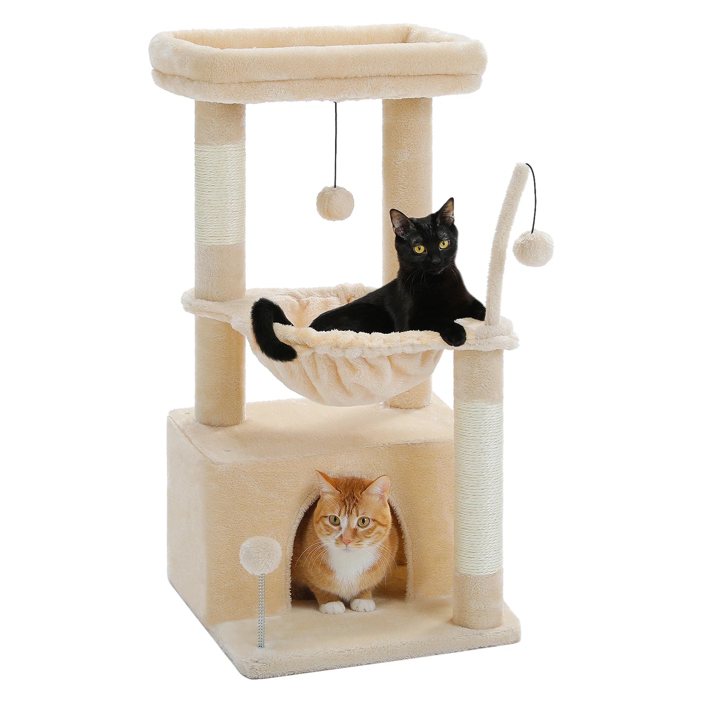 PAWZ Road 4 In 1 Cat Tree With Condo And Scratching Post