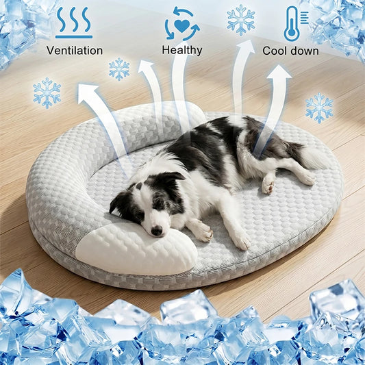 Premium Cooling Ice Silk Pet Bed Mat For Dogs Cats