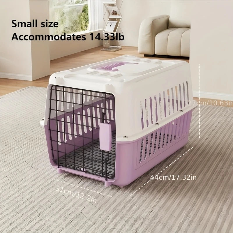 Airline Portable Pet Carrier For Cats And Small Dogs EVA Travel Crate Dividers