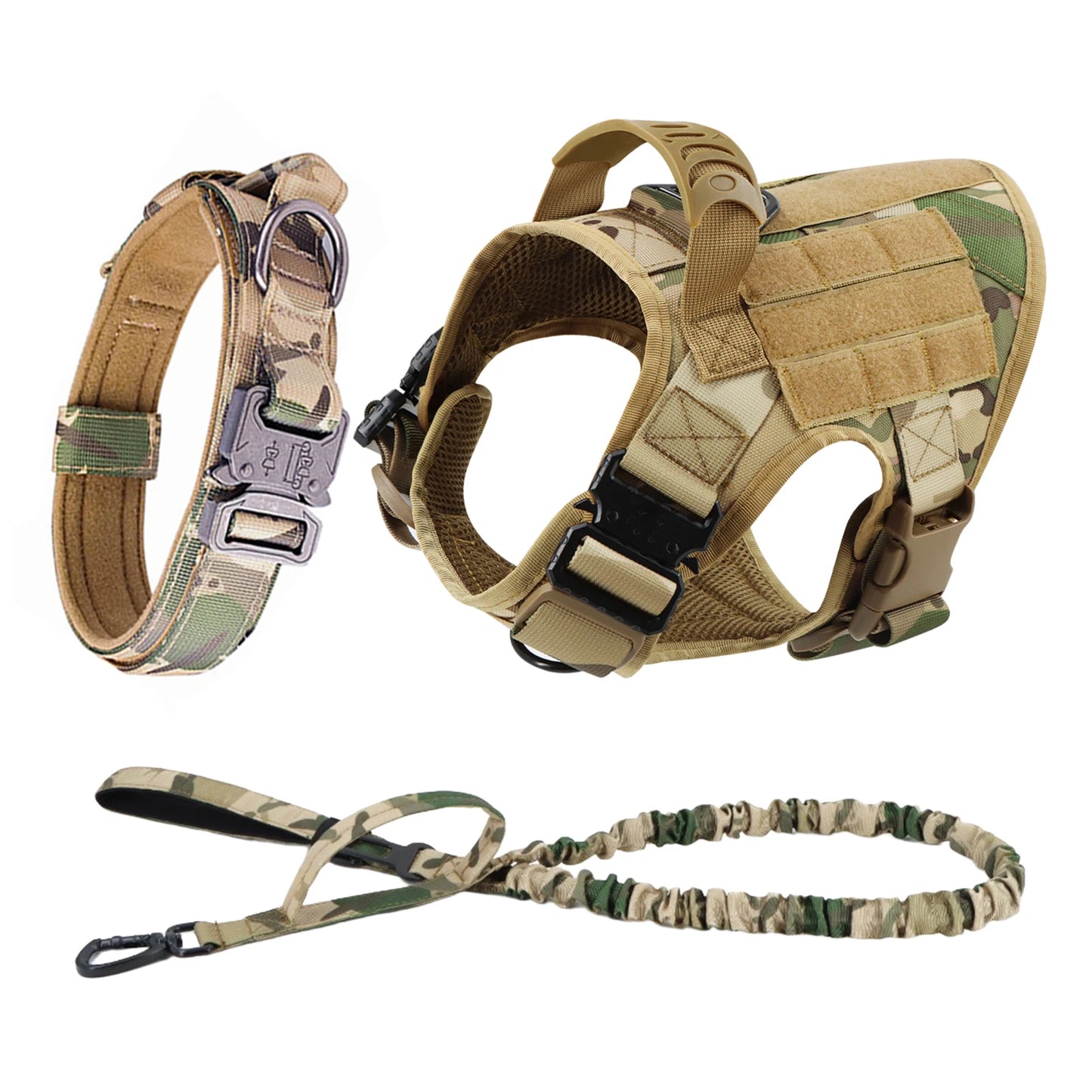 Nylon Dog Harness And Leash Set For Training And Walking