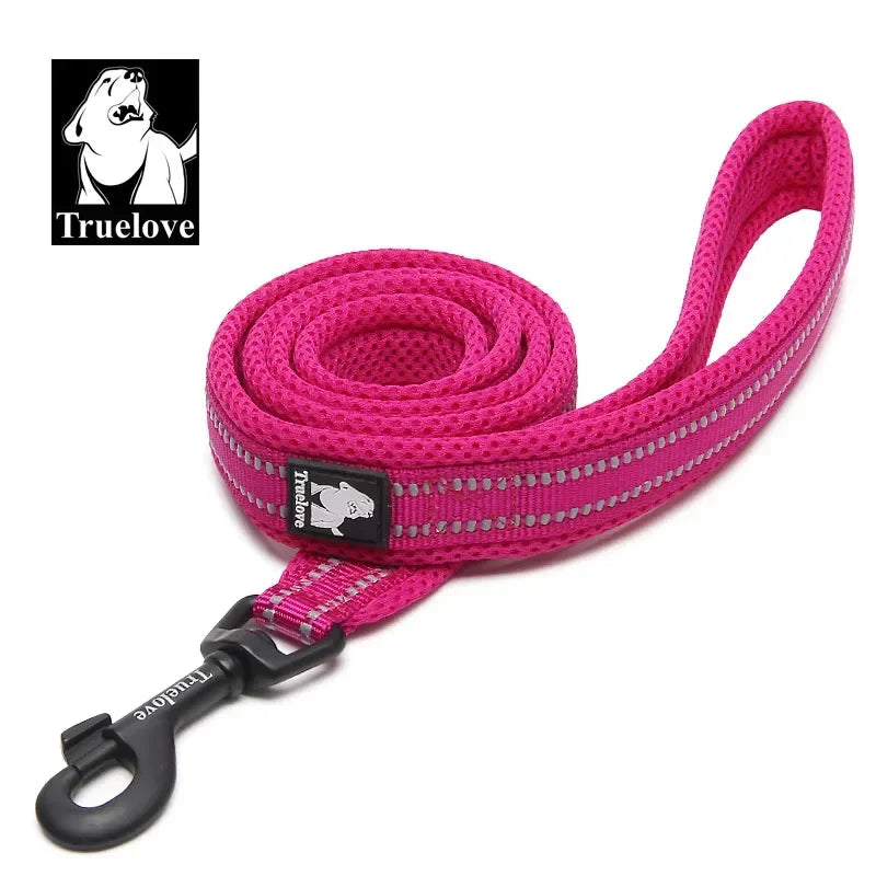 TRUELOVE Soft Reflective Pet Leash With Padded Nylon Mesh