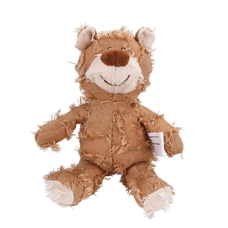Soundmaking Plush Teddy Bear Dog Toy Squeak Interactive Plaything