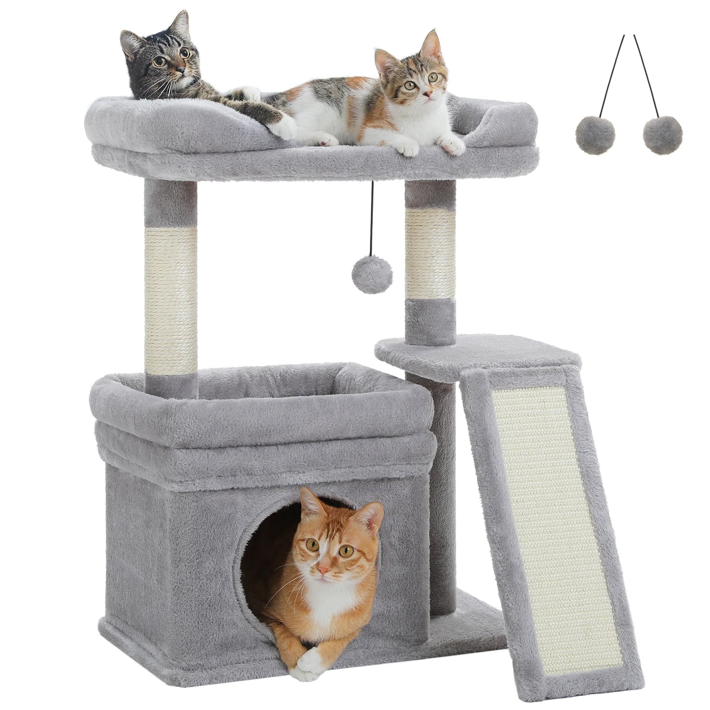 PAWZ Road Cat Tree With Sisal Scratching Posts And Pad