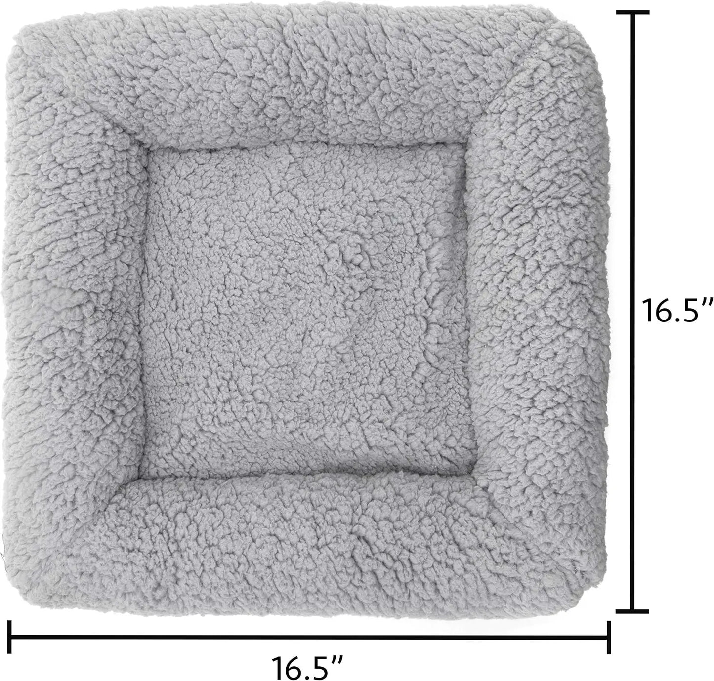 Comfy Cat Bed Cushion With Fleece Cover For Small Pets