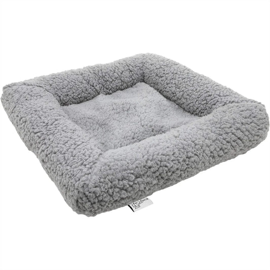 Comfy Cat Bed Cushion With Fleece Cover For Small Pets