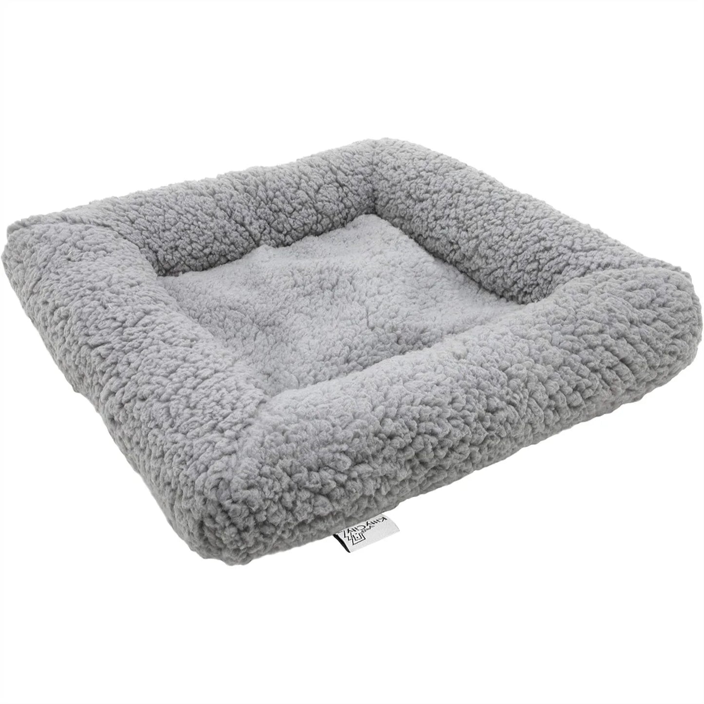 Comfy Cat Bed Cushion With Fleece Cover Machine Washable
