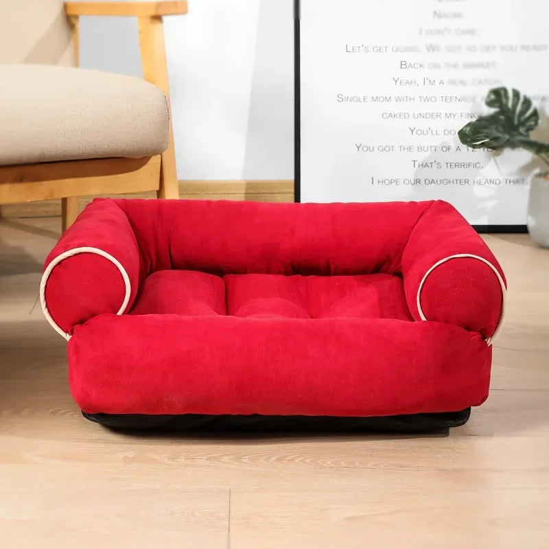 Super Soft Pet Dog Bed Deep Sleep Sofa With Anti Slip Bottom