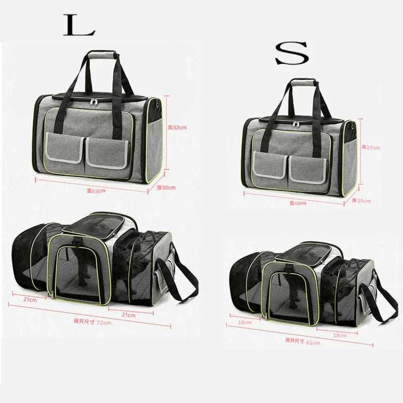 Breathable Pet Bag Chest Carrier For Cats And Dogs