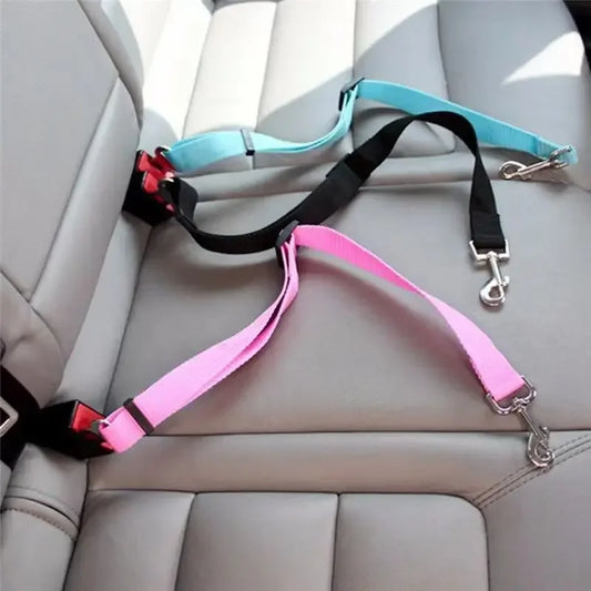 Dog Car Seat Belt Protector And Breakaway Nylon Harness