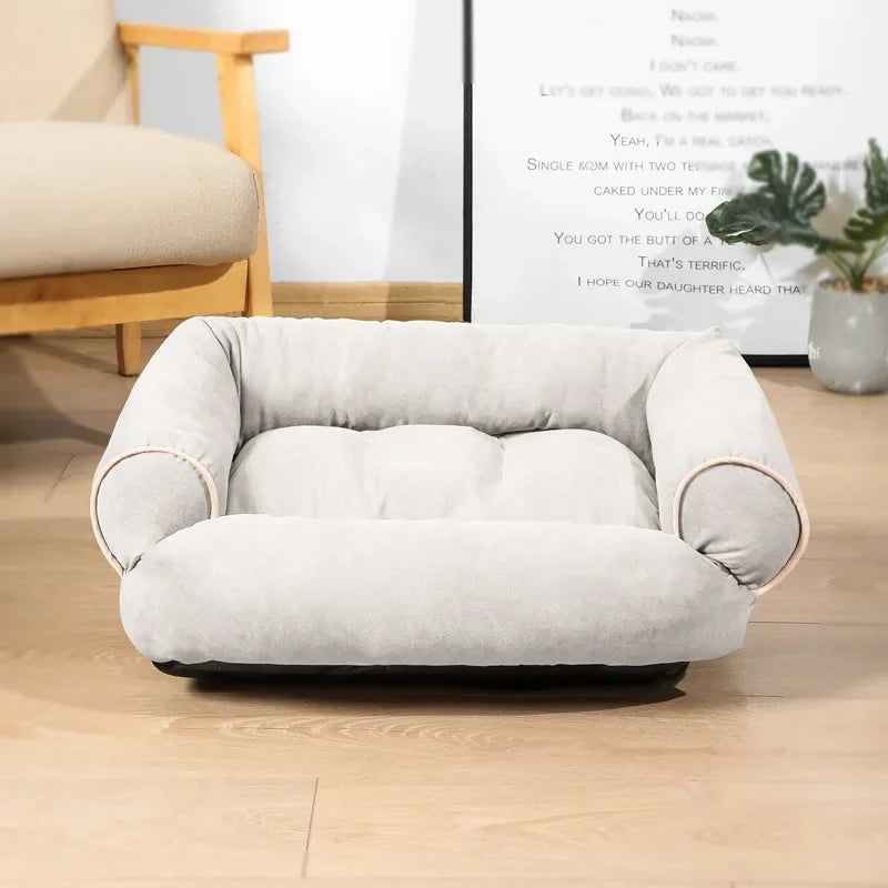 Super Soft Dog Bed Sofa With Anti Slip Bottom For Deep Sleep
