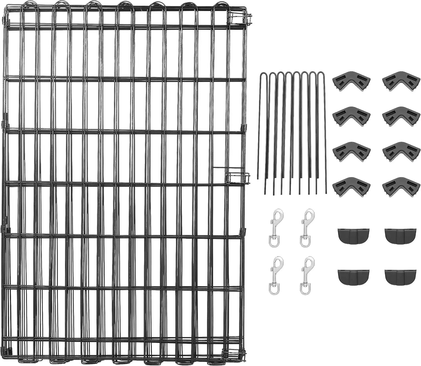 Foldable Dog Playpen 8 Panel Metal Fence For Indoor Outdoor