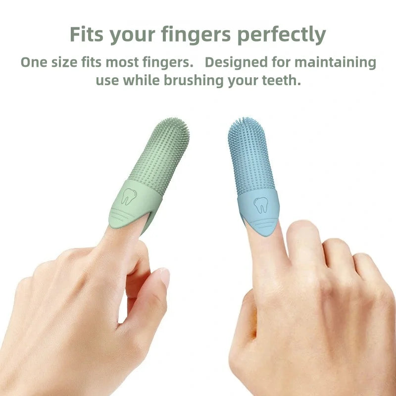 Dog Finger Toothbrush Silicone 360 Cleaning for Dogs and Cats