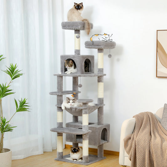 PAWZ Road Cat Tree Tower With Scratching Posts Condos