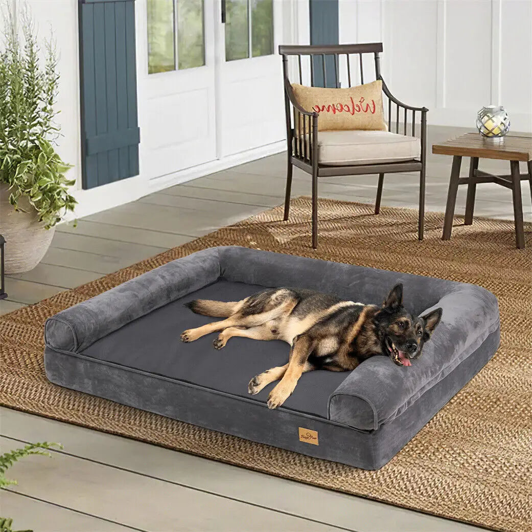 BINGOPAW Orthopedic Dog Bed With Removable Cover Soft Cushion