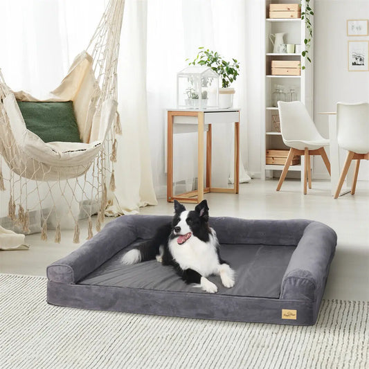 BINGOPAW Extra Large Orthopedic Dog Bed With Removable Washable Cover