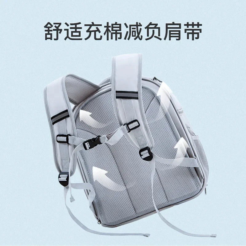 Breathable Cat Carrier Backpack Expandable Travel Bag