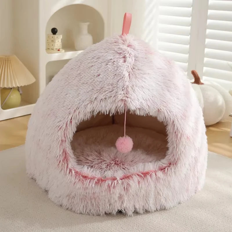 Soft Warm Winter Pet Basket Lounger Bed For Pets Cozy