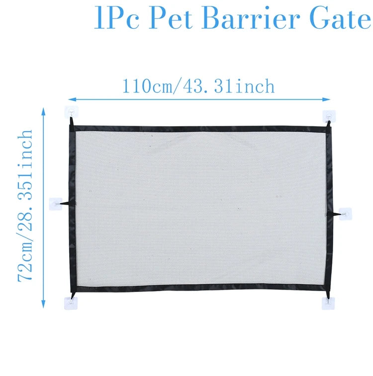 Pet Dog Barrier Fence With Folding Mesh Playpen For Safety