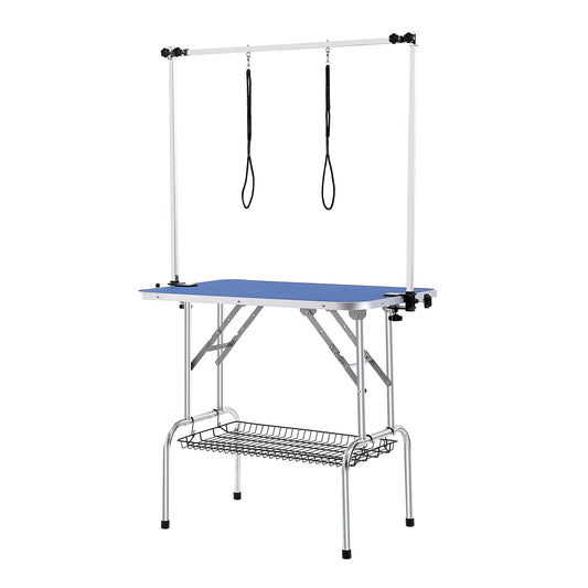 SucceBuy Pet Grooming Table Two Arms Clamp Station