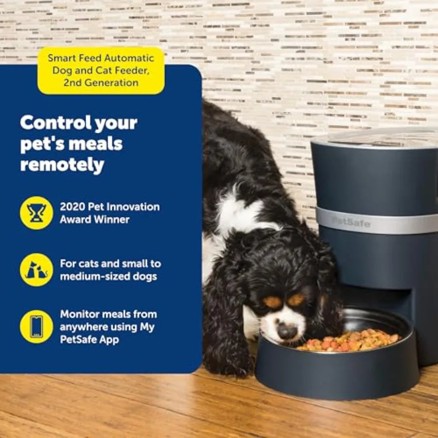 Smart Pet Feeder With Alexa And iOS Android App Compatibility