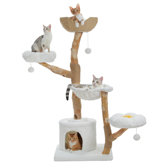 PAWZ Road Cat Tree Tower With Sisal Scratching Post