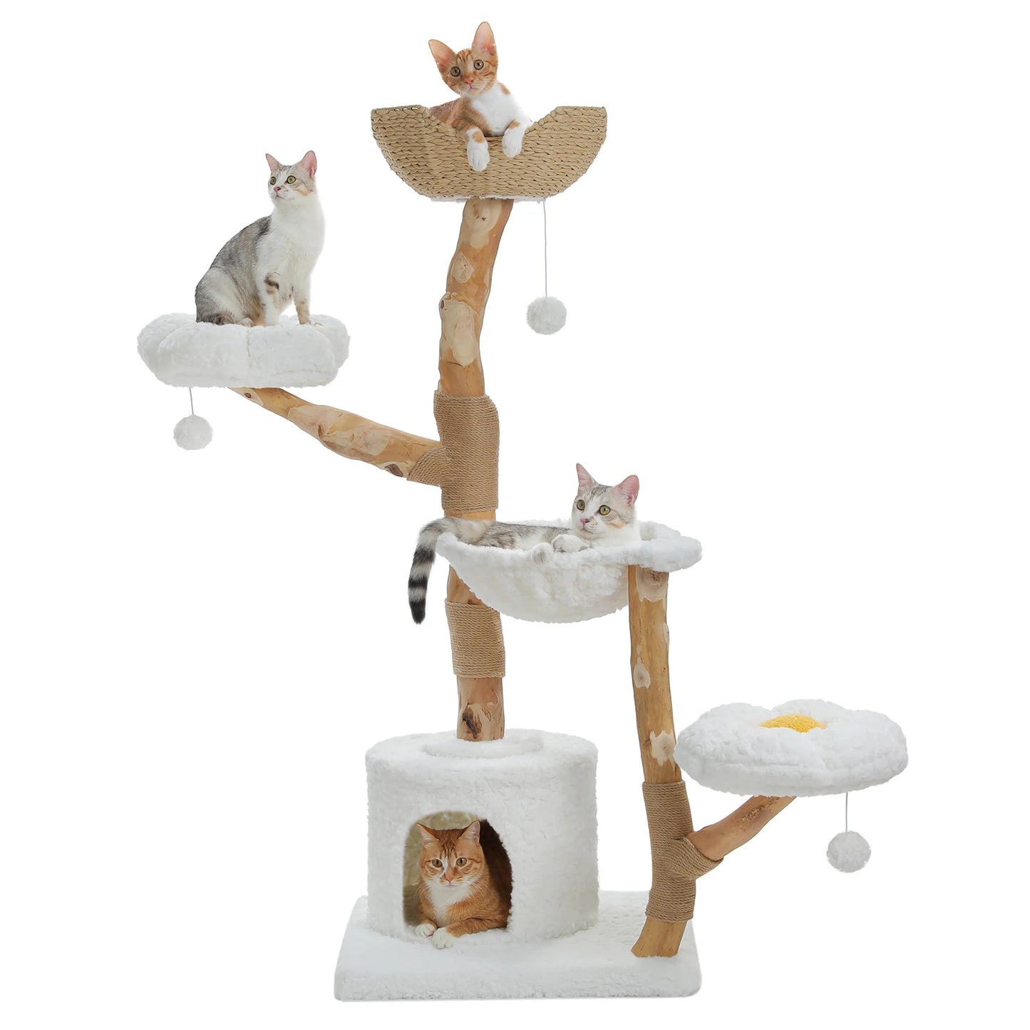 PAWZ Road Five Tier Cat Tree With Sisal Scratching Post