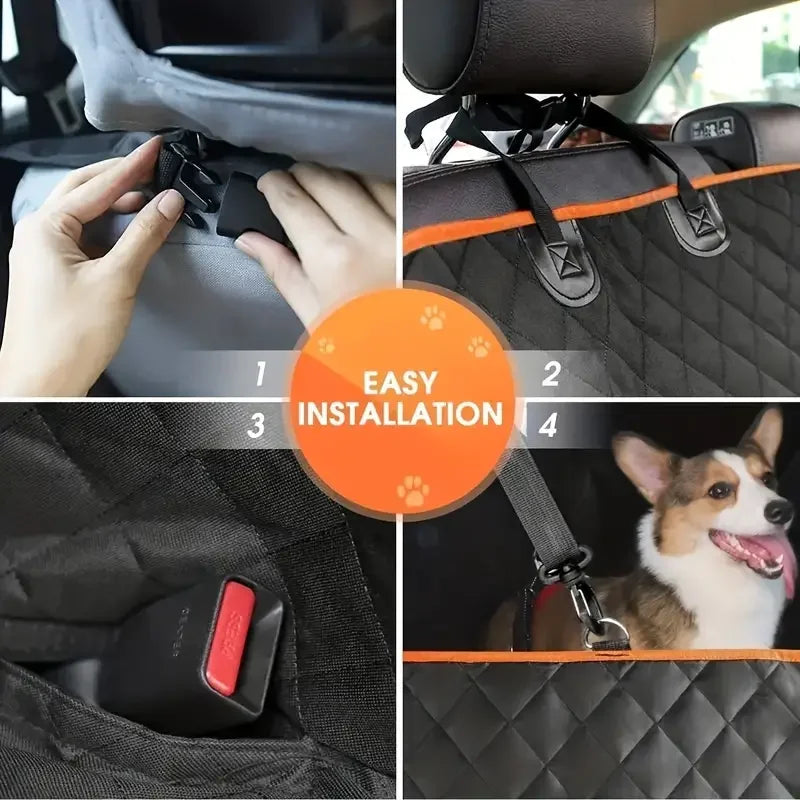 Dog Car Seat Cover Waterproof Hammock Scratch Resistant Nonslip