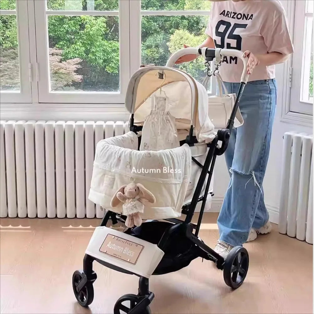 Smvp Super Soft Pet Dog Stroller Cover With Bunny Design