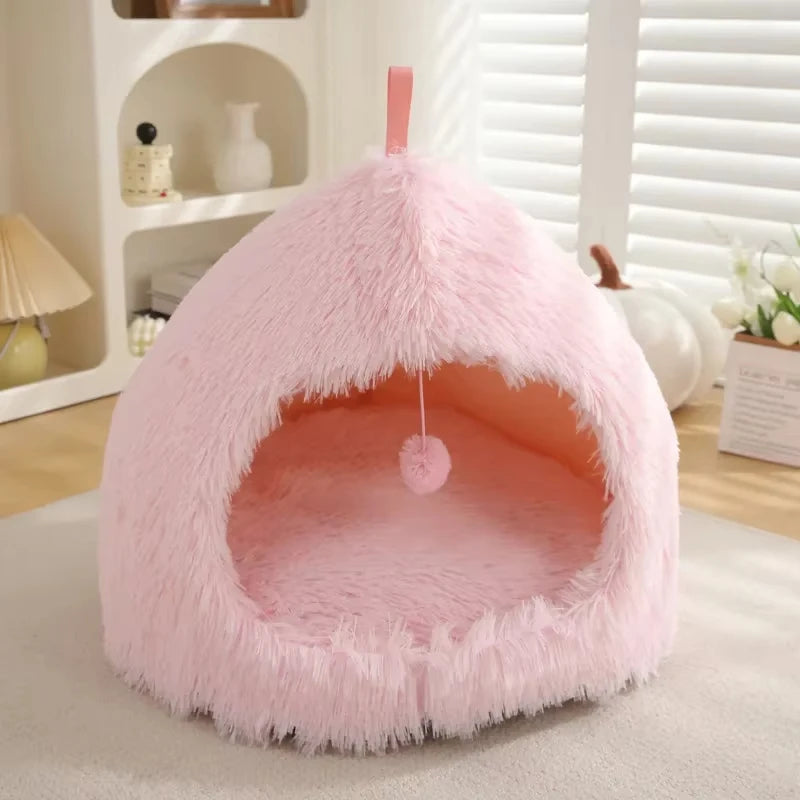 Soft Warm Winter Pet Basket Lounger Bed For Pets Cozy