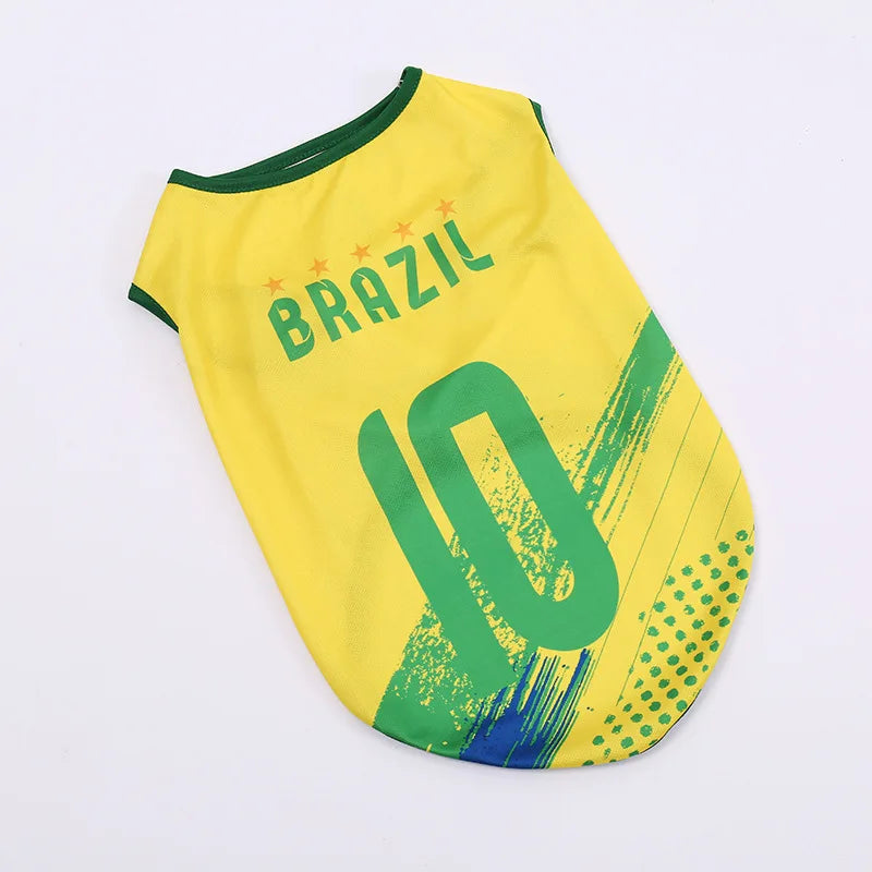 Sport Team Mesh Dog Vest Breathable Lightweight Pet Clothing