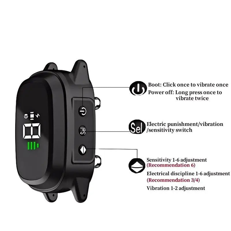 YHLC Automatic Bark Deterrent Collar for Dogs Rechargeable