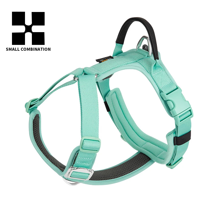 Small Combination Dog Harness No Pull Reflective Vest