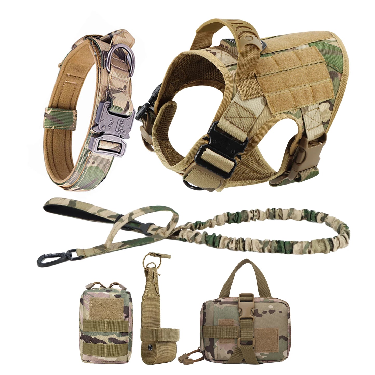 Dog Harness And Leash Set For Training And Walking