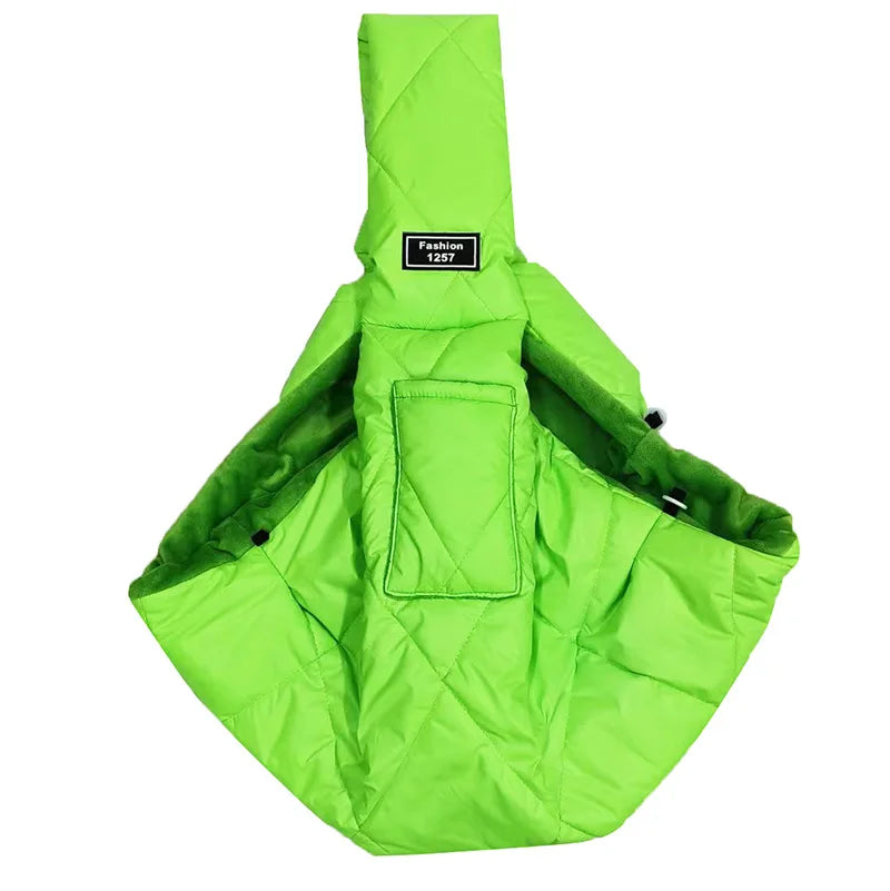 Sling Carrier for Small Pets Hands Free Travel Outdoor