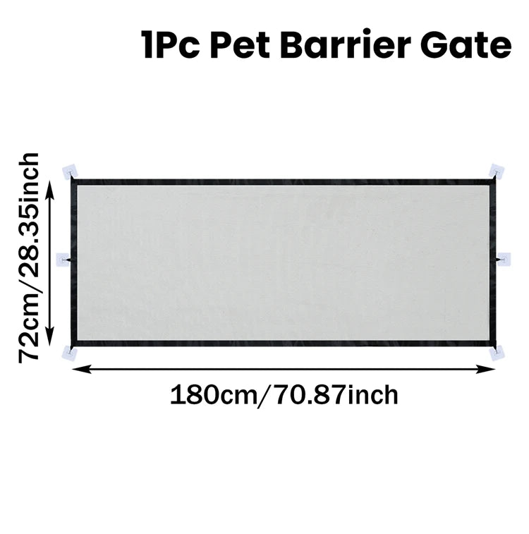 Pet Dog Barrier Fence With Folding Mesh Playpen For Safety