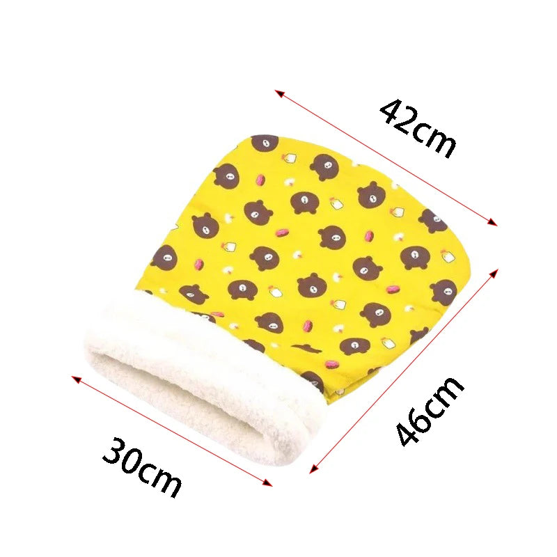 Cat Nest Winter Warmth Semi Enclosed Sleeping Bag For Cats