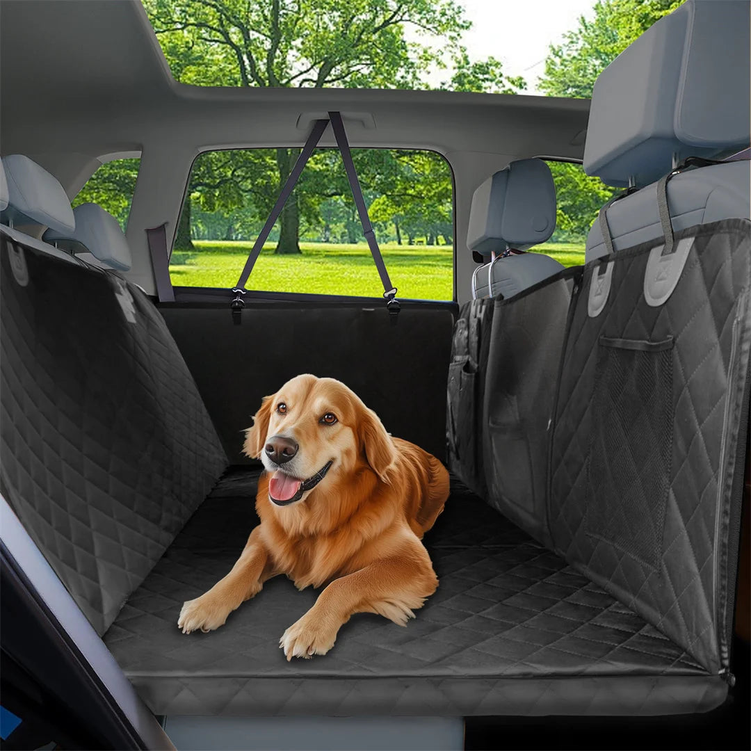 BINGOPAW Waterproof Dog Car Seat Cover Hammock Extender Back Seat