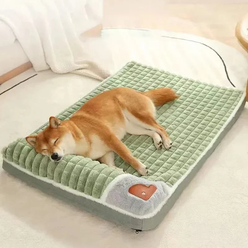 Machine Washable Orthopedic Dog Bed With Removable Memory Foam Cushion