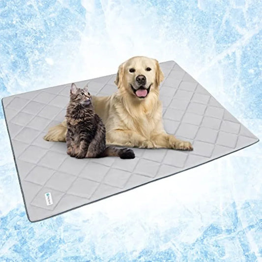 Cooling Dog Blanket Lightweight Fluffy Pet Throw Bed Cover