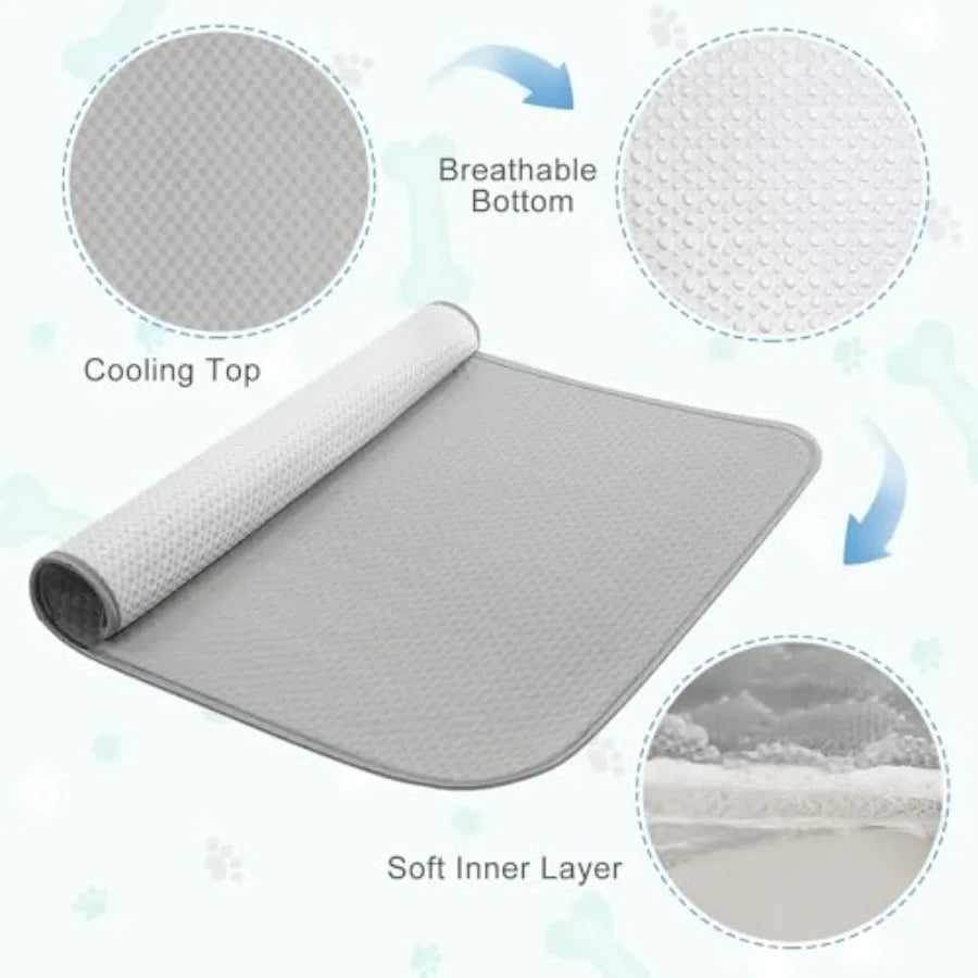 Summer Dog Cooling Mat Ice Silk Pad For Pets Crates